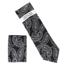 Load image into Gallery viewer, Vittorio Farina Men's Paisley Design Necktie &amp; Pocket Square
