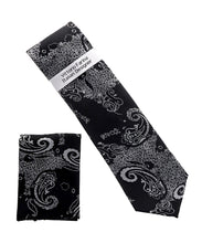 Load image into Gallery viewer, Vittorio Farina Paisley Designer Necktie &amp; Pocket Square
