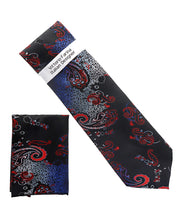 Load image into Gallery viewer, Vittorio Farina Paisley Designer Necktie &amp; Pocket Square
