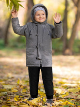 Load image into Gallery viewer, Resinta 4 Pack Toddler and Boys Joggers Sweatpants Kids Pull-On Active Athletic Pants with Drawstring Elastic Waistband 5T Black, Dark Gray, Navy Blue, Burgundy - # BOAA11410003
