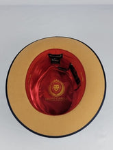 Load image into Gallery viewer, Bruno Capelo Princeton Fedora Two-Tone 100% Australian Wool Dress Fedora Hat
