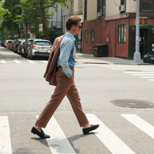 Load image into Gallery viewer, Men's Navy Suede Centesimo
