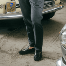 Load image into Gallery viewer, Men's Navy Croc Milano Loafer
