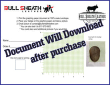 Load image into Gallery viewer, Federal Badge Wallet Small - Chestnut
