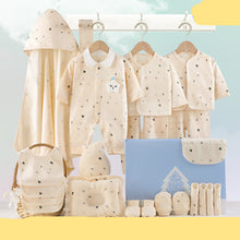 Load image into Gallery viewer, Complete Newborn Welcome Gift Box – 100% Cotton Essentials Set | Carefully selected to comfort and support your baby’s first precious weeks - # BANB11110008
