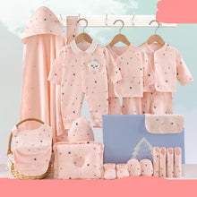 Load image into Gallery viewer, Complete Newborn Welcome Gift Box – 100% Cotton Essentials Set | Carefully selected to comfort and support your baby’s first precious weeks - # BANB11110008
