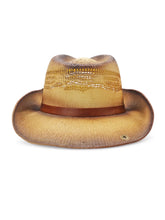Load image into Gallery viewer, Peter Grimm Newell - Straw Cowboy Hat
