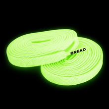Load image into Gallery viewer, Night White - Glow in the Dark Bread Laces
