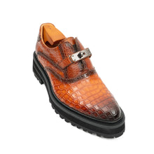 Load image into Gallery viewer, Nile Crocodile Leather Loafers Shoes
