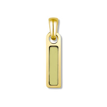 Load image into Gallery viewer, Birthstone Tag Pendant - 14K Gold
