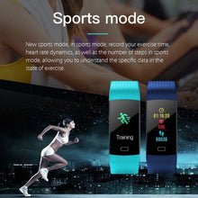 Load image into Gallery viewer, Smart Watch Sports Fitness Activity Heart Rate Tracker Blood Pressure wristband IP67 Waterproof band Pedometer for IOS Android
