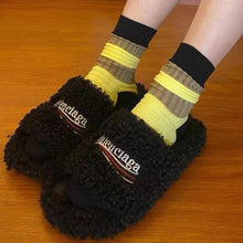 Load image into Gallery viewer, Fold Striped Lantern Cotton Socks
