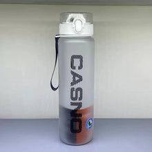 Load image into Gallery viewer, Casino Frosted Sports Water Cup Plastic Handy Cup Men and Women Creativity Portable Student Kettle with Lid Sports Bottle
