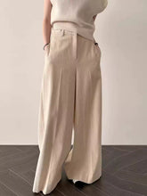 Load image into Gallery viewer, Simple Corduroy High Waist Casual Wide Leg Pants
