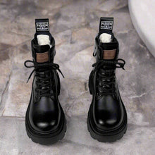 Load image into Gallery viewer, Fur Integrated Thick Bottom Winter Boots
