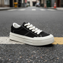 Load image into Gallery viewer, Women’s Canvas Platform Skate Shoes — Casual &amp; Sporty Lifted Sneakers

