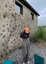 Load image into Gallery viewer, Pleated Asymmetrical Ties High-waisted Wide-leg Pants
