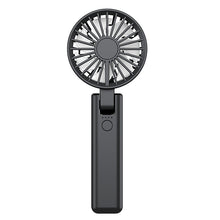 Load image into Gallery viewer, Portable Fan Mini Handheld Fan USB Rechargeable 3 Speed Personal Handheld Small Pocket Fan with Base for Indoor Outdoor Handheld Fan Mini Portable Fan Rechargeable Battery Fan Cute Design 3 Speed Dual Motors Personal Small Desk Fan with Base
