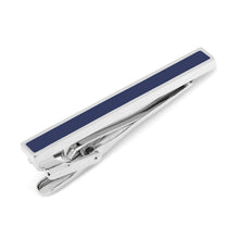 Load image into Gallery viewer, Navy Enamel Inlaid Tie Clip
