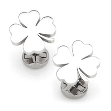 Load image into Gallery viewer, Four Leaf Clover Stainless Cufflink
