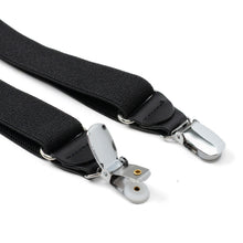 Load image into Gallery viewer, Black H-Back Formal Suspenders
