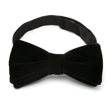 Load image into Gallery viewer, Black Velvet Bow Tie

