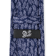 Load image into Gallery viewer, Blue Leaf Men's Tie
