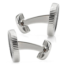 Load image into Gallery viewer, Crystal Button Rope Cufflinks
