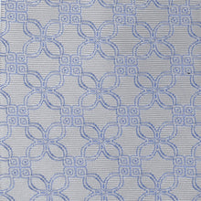 Load image into Gallery viewer, Gray Blue Art Deco Men's Tie
