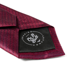 Load image into Gallery viewer, Red Pin Dot Men's Tie
