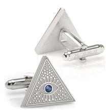 Load image into Gallery viewer, Evil Eye Amulet Cufflinks

