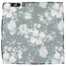 Load image into Gallery viewer, Painted Floral Black Pocket Square
