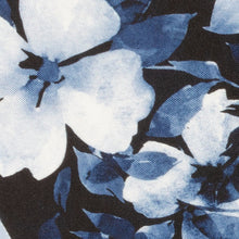 Load image into Gallery viewer, Painted Floral Black Pocket Square
