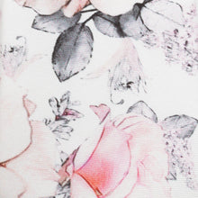 Load image into Gallery viewer, Painted Floral Gray Silk Men's Tie

