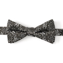Load image into Gallery viewer, Kaleido Floral Charcoal Men's Bow Tie

