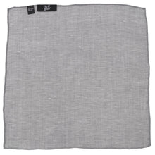 Load image into Gallery viewer, Gray Linen Pocket Square
