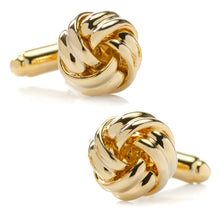 Load image into Gallery viewer, Gold Knot 5-Stud Set
