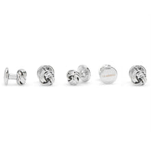 Load image into Gallery viewer, Silver Knot 5-Studs
