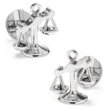Load image into Gallery viewer, Moving Parts Scales of Justice Cufflinks
