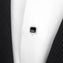 Load image into Gallery viewer, Onyx Cushion Stainless Steel 5-Stud Set
