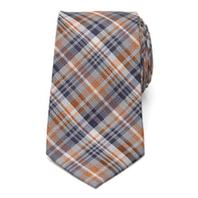 Load image into Gallery viewer, Gray Plaid Men&#39;s Tie
