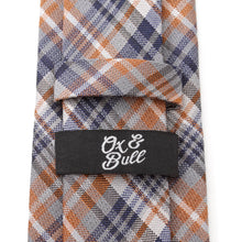 Load image into Gallery viewer, Gray Plaid Men&#39;s Tie
