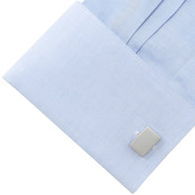 Load image into Gallery viewer, Engravable Rectangle Cufflinks and Tie Bar Gift Set
