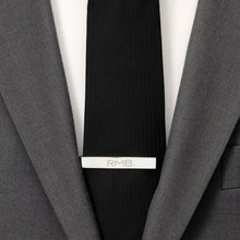 Load image into Gallery viewer, Engravable Rectangle Cufflinks and Tie Bar Gift Set
