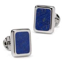 Load image into Gallery viewer, Sterling Silver and Lapis JFK Presidential Cufflinks
