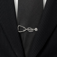 Load image into Gallery viewer, Stethoscope 3D Tie Clip
