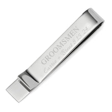 Load image into Gallery viewer, Wedding Party Engravable Tie Bar

