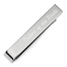 Load image into Gallery viewer, Wedding Title Engravable Tie Bar
