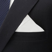 Load image into Gallery viewer, White Silk Pocket Square
