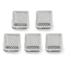 Load image into Gallery viewer, Silver Textured Square Studs
